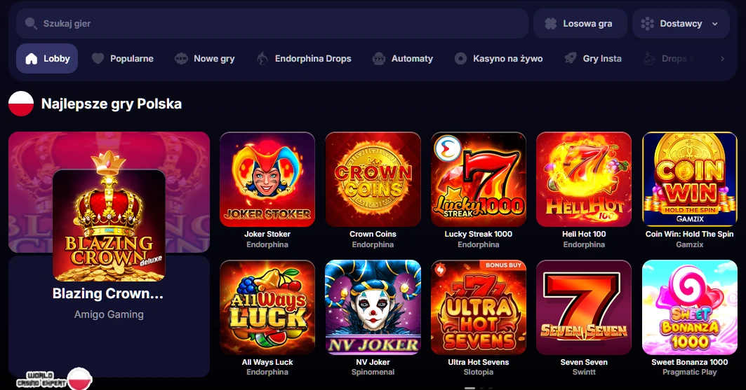 Automaty i gry stołowe w NV Casino