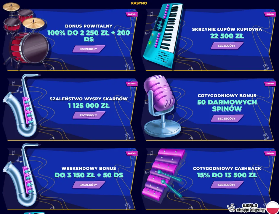 Bonusy dla polskich graczy od kasyna MrPacho