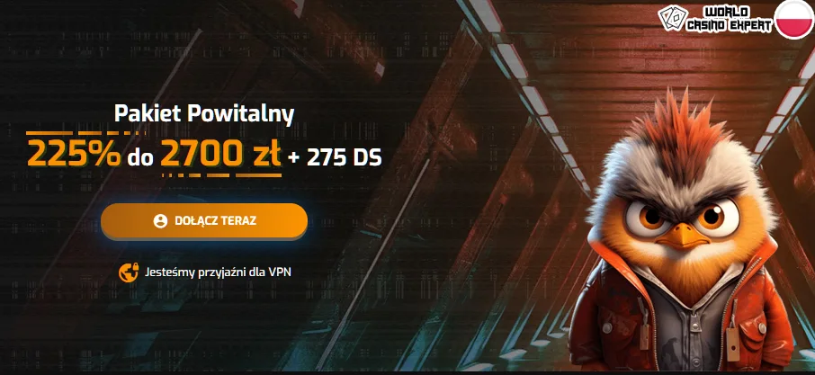 Hugo Casino - Gigantyczny procent bonusu