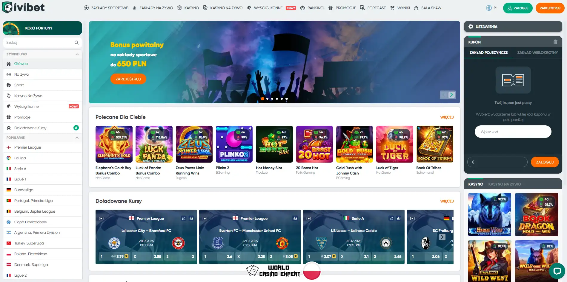 Recenzja kasyna online Ivibet