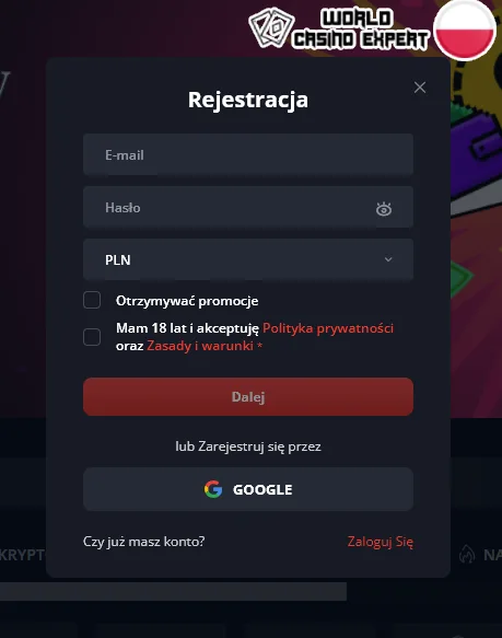 Kroki do uzyskania bonusu | LamaBet