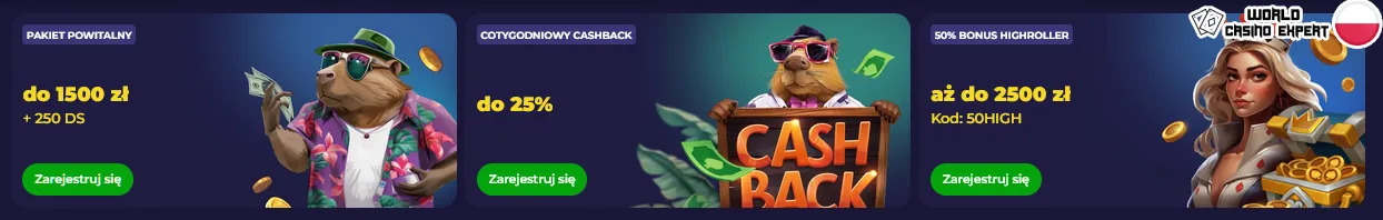 LazyBar Casino bonusy - Spokojne, wartościowe doświadczenie dla polskich graczy