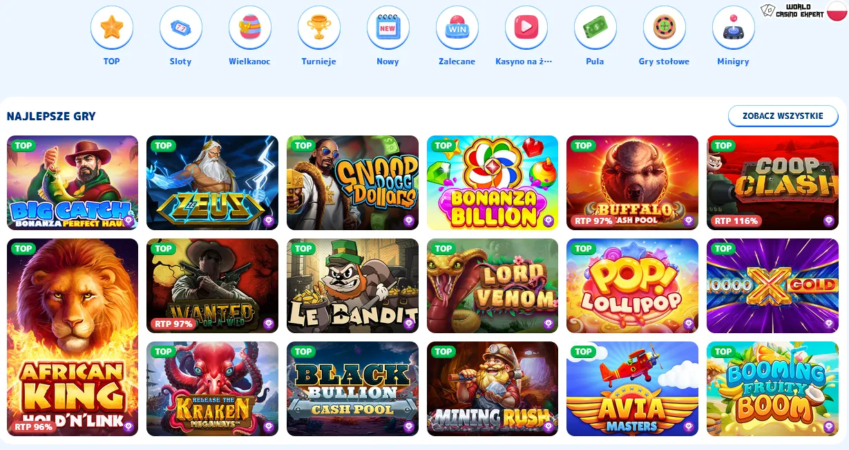 Automaty online w Casino Joy