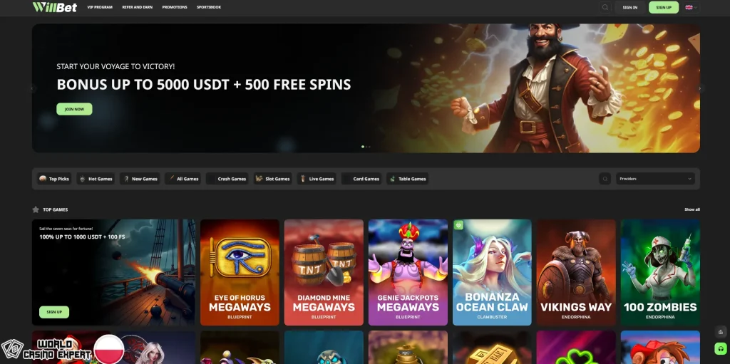 WillBet Online Kasyno
