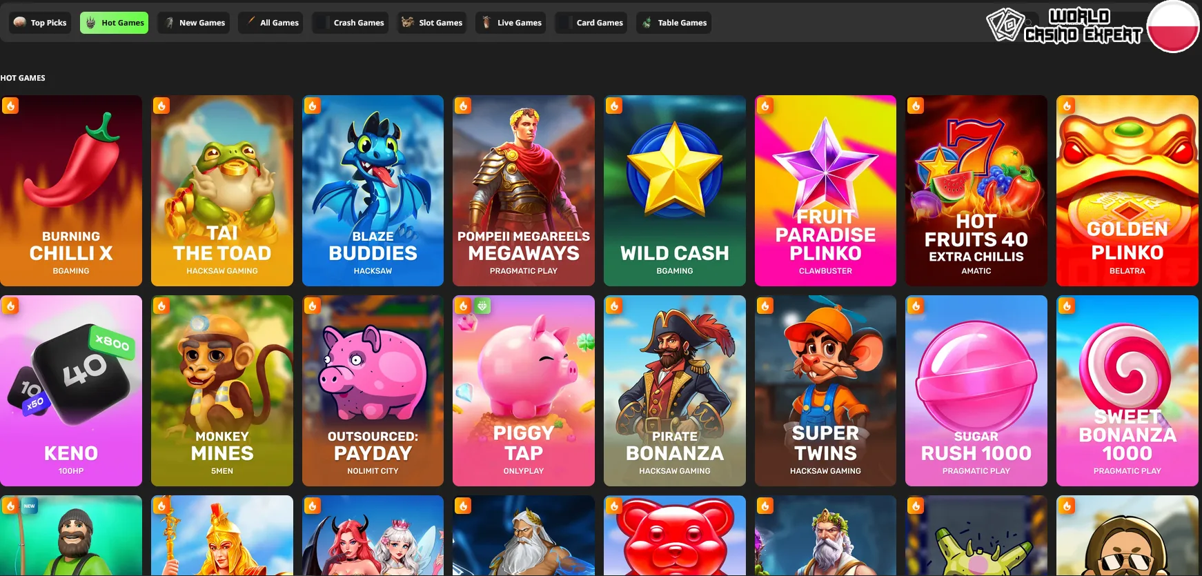 Oferta gier w kasynie online WillBet