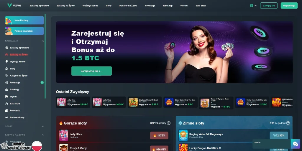 Vave - Casino Online Polska