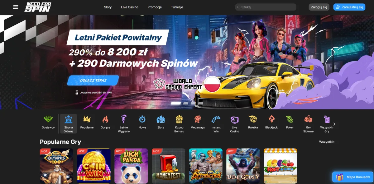 Need For Spin – Szybkość przede wszystkim