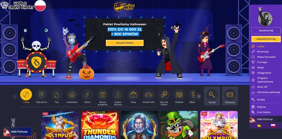 Rolling Slots – Opinie, Recenzja i Analiza Oferty Kasyna