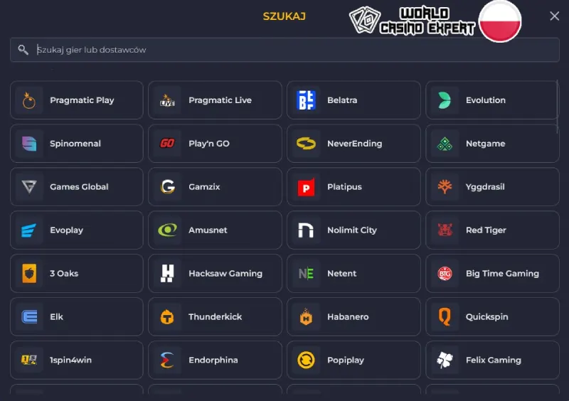 Dostawcy oprogramowania Rolling Slots